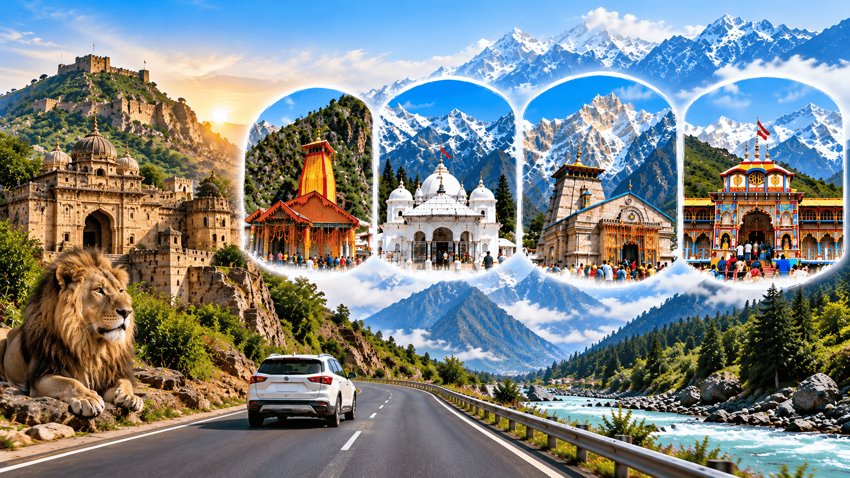 Badrinath Kedarnath Gangotri Yamunotri Char Dham Travel Guide From Junagadh